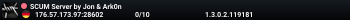 SCUM Server by Jon & Ark0n