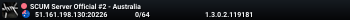 SCUM Server Official #2 - Australia