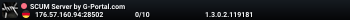 SCUM Server by G-Portal.com
