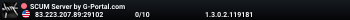 SCUM Server by G-Portal.com