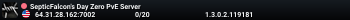 SepticFalcon's Day Zero PvE Server