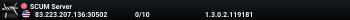 SCUM Server
