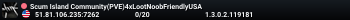 Scum Island Community(PVE)4xLootNoobFriendlyUSA