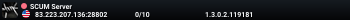SCUM Server