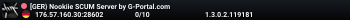 [GER} Nookiie SCUM Server by G-Portal.com