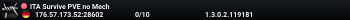 ITA  Survive PVE no Mech