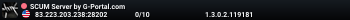SCUM Server by G-Portal.com