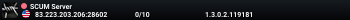 SCUM Server
