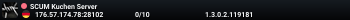 SCUM Kuchen Server