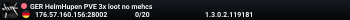 GER HelmHupen PVE 3x loot no mehcs