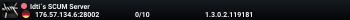 Idti´s SCUM Server