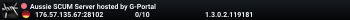 Aussie SCUM Server hosted by G-Portal