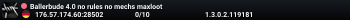 Ballerbude 4.0 no rules no mechs maxloot