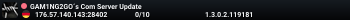 GAM1NG2GO´s Com Server Update