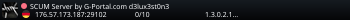 SCUM Server by G-Portal.com d3lux3st0n3