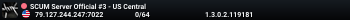 SCUM Server Official #3 - US Central