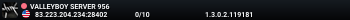 VALLEYBOY SERVER 956