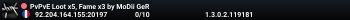 PvPvE Loot x5, Fame x3 by MoDii GeR