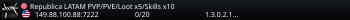 Republica LATAM PVP/PVE/Loot x5/Skills x10