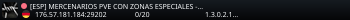 [ESP] MERCENARIOS PVE CON ZONAS ESPECIALES -  WELCOME PACK
