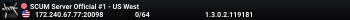 SCUM Server Official #1 - US West
