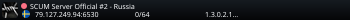 SCUM Server Official #2 - Russia