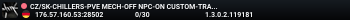 CZ/SK-CHILLERS-PVE MECH-OFF NPC-ON CUSTOM-TRADER-LOOT++WIPE 19.3