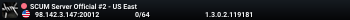 SCUM Server Official #2 - US East