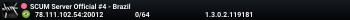 SCUM Server Official #4 - Brazil