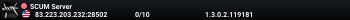 SCUM Server