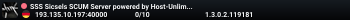 SSS Sicsels SCUM Server powered by Host-Unlimited.de