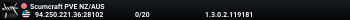 Scumcraft PVE NZ/AUS