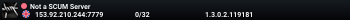 Not a SCUM Server