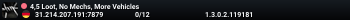 4,5 Loot, No Mechs, More Vehicles