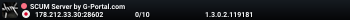 SCUM Server by G-Portal.com