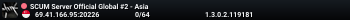 SCUM Server Official Global #2 - Asia