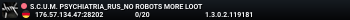 S.C.U.M. PSYCHIATRIA_RUS_NO ROBOTS MORE LOOT