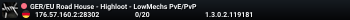 GER/EU Road House - Highloot - LowMechs PvE/PvP
