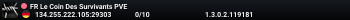 FR  Le Coin Des Survivants PVE
