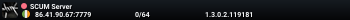 SCUM Server