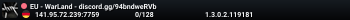 EU - WarLand - discord.gg/94bndweRVb