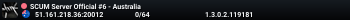SCUM Server Official #6 - Australia