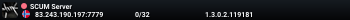SCUM Server