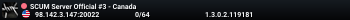 SCUM Server Official #3 - Canada