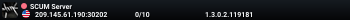 SCUM Server