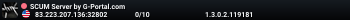 SCUM Server by G-Portal.com