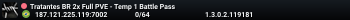 Tratantes BR 2x Full PVE - Temp 1 Battle Pass