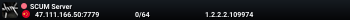 SCUM Server