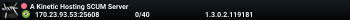 A Kinetic Hosting SCUM Server