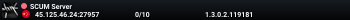 SCUM Server
